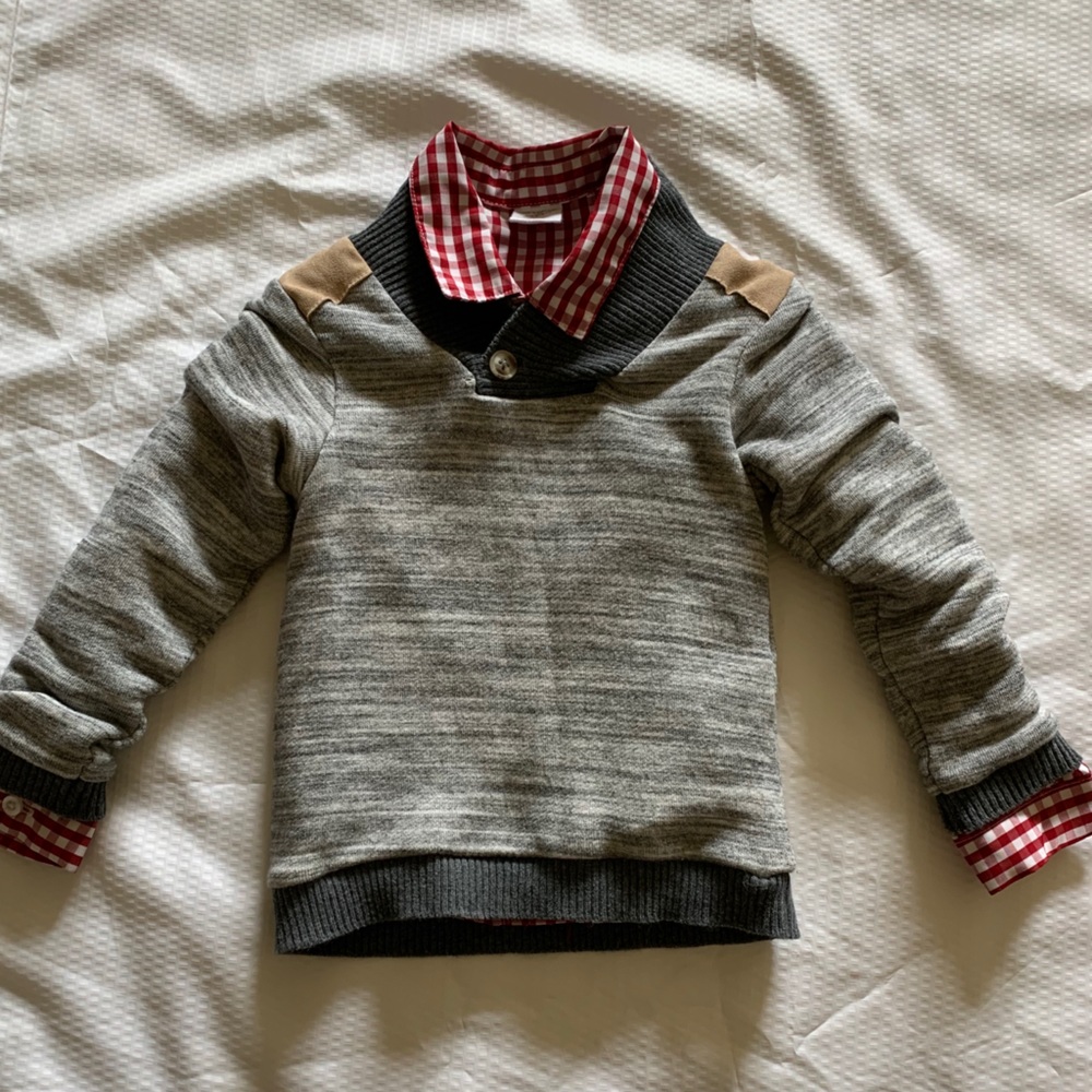 Toddler sweater and button up set (24MO)